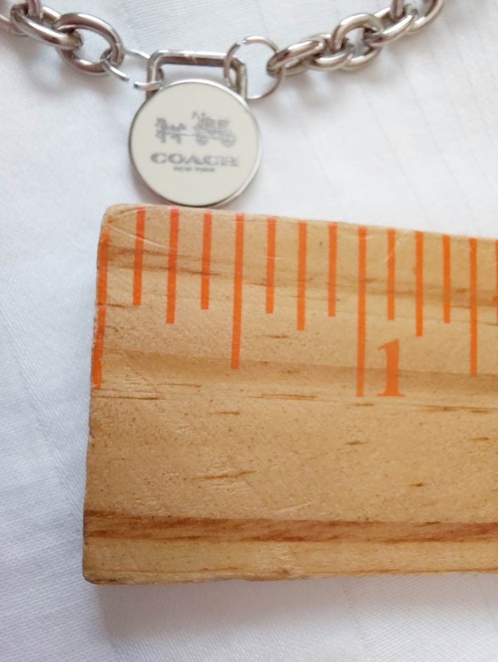 Coach Silver Charm Necklace - Picture 4 of 4